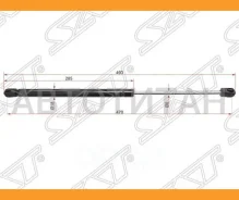����������� ������ ��������� Mitsubishi Outlander 02-09 / Airtrek 01-05 (������=�����), �����/������ STMR991807 ����