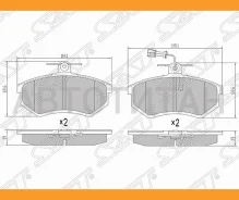 ������� ��������� (�������) Audi A4 00-06 / Volkswagen Golf 87-99 / Passat 88-00 / Polo 94-01 / Audi, �������� STT113501080 ����