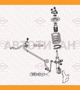 ���� ������������� L/R | ����� ����/��� | Citroen C-Crosser 07-Mitsubishi ASX/Lancer/Outlander 06-Peugeot 4007 07- TEB1102 ����