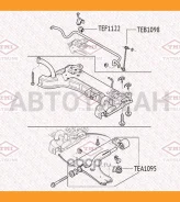 ���� ������������� �������� L/R FORD Fiesta/Fusion 01-/ Mazda 2 03- TEB1098 ����