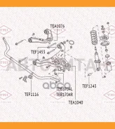 ���� ������������� �������� R Nissan Navara/Pathfinder 04- TEB1704R ����