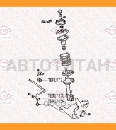 ���� ������������� R | ����� ���� | Toyota Avensis/Carina E/Celica 92- TEB1725R ����
