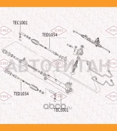 ���������� ������� ���� L/R Nissan X-Trail 00- TEC1001 ����