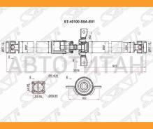 ��� ��������� Honda CR-V RD4/RD5/RD6/RD7/RD8/RD9 02-06 SAT ST40100S9AE01 ST40100S9AE01 ����