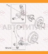 ����������� ������ ����� ��������� Chevrolet Epica 07- TEF1270 ����