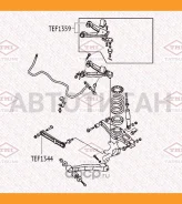����������� ������� ����������� ������ Mitsubishi Pajero 06- TEF1344 ����