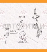 ����������� ��������� ������ ������ Hyundai Tucson -10 TEF1538 ����