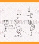 ����������� ��������� ������ ������ Hyundai Tucson -10 TEF1533 ����