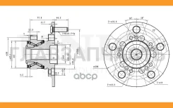 ������� �������� (� ABS) Ford Transit VIII 13-, Transit Custom 12-, Tourneo Custom 12- UNIO HUB20051 HUB20051 ����