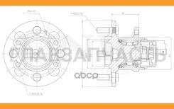 ������� ������ (� ABS) Kia Rio II 05-, Hyundai Accent III 05-, Getz 02- HUB20233 ����