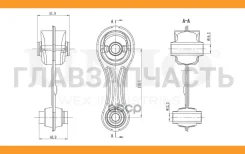 ����� ��� ������ Renault Logan II 13-, Sandero II 13-, Captur 13- RMP15163 ����