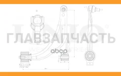 ����� �������� ���������� �������� ������ ����� Chevrolet Cruze (J300,305,308) 09-, Opel Astra J 09- SSP40131 ����