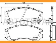 ��������� ������� /�������� ������ /����� Tokai Material ��� Subaru Impreza Legacy; MN-223M; (A-295WK HN-248 PF-7248) D7014M 26296AA000 MN223M ����