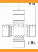 ���������� ���������� ���� Nissan Skyline V3# 01-14/Honda Odyssey II RA# 99-03/CR-V 97-12 ��� ������ TN145 ����