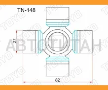 ���������� ���������� ���� Nissan Terrano 93-06 ��� ��������� TN148 ����