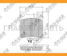 ��������� ������� �������� /������ �������� 4�� /TI-GUAR ��� Mercedes W202 W203 S203 W210 W220 W124 CL203; TG-1123 0034204820 PN0030W 5143633AA TG1123...