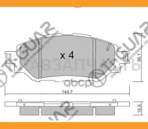 ��������� ������� �������� /�������� �������� 4�� /TI-GUAR ��� Toyota Hilux (N112 122 120) 2015-, Innova (N140 142 141 143) 2015-; PN1803 TG-1803 D235...
