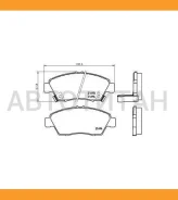 ��������� ������� �������� /�������� �������� 4�� /TI-GUAR ��� Honda Fit 2001-2013, Civic 1989-1995, LOGO 1996-2001, FIT ARIA 2002-2005; TG-378 PN8263...