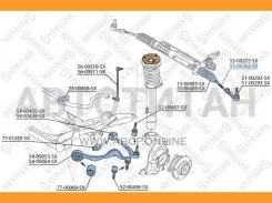 ���� ������� ����� L/R BMW 1 (E81, E82, E87, E88) 116-135/D 09/04-/ 3 (E90) 316-320/D 09/05- 5500362SX ����