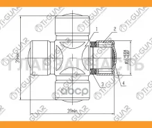 ���������� �������� ������� TI-GUAR /Toyota; 16*39 universal; TG-CJCS004; ST1639 452020E010 TGCJCS004 ����