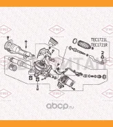 ���������� ������� ���� L Honda Civic 06- TEC1721L ����