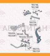 ����� �������� �������� ������� L AUDI A4/A6/A8/Allroad 95-/ Skoda Superb 01-/ VW Passat 96- Tatsumi TEE1748L TEE1748L ����