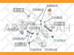 ����������� ������ ����. 16.3x57.7x67.3 BMW X5 E70/X6 E71/E72 07 7700780SX ����