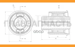 ���� ������ ����� VW Polo IV, V 01-, Golf IV 97-, Skoda Octavia (1U2,1U5) 96- �/ RMP20019 ����