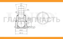 ����� ������� �������� ������ Nissan Qashqai (J10) 06-, X-Trail (T31) 07-, Teana (J31) 03- SSP20001 ����