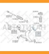 ����������� ���. ������ ���. �. Subaru Legacy B12 99-03 8717015SX ����