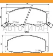��������� ������� /�������� ������ /����� Tokai Material ��� Toyota Lite-Ace Town Ace; MN-256M; (PF-1328 A-124K HN-216) D2121M 0449127070 Tokai Materi...
