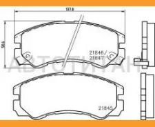 ��������� ������� /������ ������ /����� Tokai Material ��� Isuzu Trooper Bighorn; MN-280M; (HN-299 PF-4299 A-387WK) D4034M 897206872 Tokai Material MN...