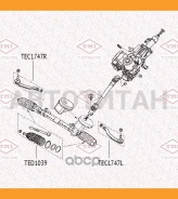 ���������� ������� ���� R Renault Fluence/Scenic/Megane 08- TEC1747R ����