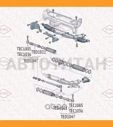 ���� ������� L/R AUDI A4/A6/A8/Allroad 95-/ Skoda Superb 01-/ VW Passat 96- TED1021 ����
