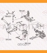 ����������� ������� ������� ����������� ������ Toyota RAV4 05- TEF1347 ����