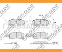 ��������� ������� �������� /�������� �������� 4��/TI-GUAR ��� Mercedes ML 230, 270 CDI, 320, 350, 430 1998-2005; TG-0116 0024204520 0024205020 TI-GUAR...