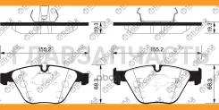 ��������� ������� �������� /�������� �������� 4�� /TI-GUAR ��� BMW 3 E9#, 5 E6#, 6 E6#, 7 E6#, X1 E84, 89 2004-2011; TG-0222 PN0222 34112283865 341167...
