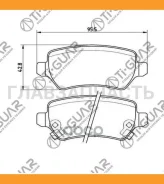 ��������� ������� /������ �������� 4�� /������������ /TI-GUAR ��� OPEL Astra G, H 1198-2009, Meriva 2003-2017, Zafira 1999-2014; TG-0329 TG-0329C PN03...