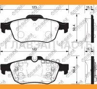 ��������� ������� �������� /������ �������� 4�� /TI-GUAR ��� Renault Laguna 2001-2007, Megane II 2002-2009; Nissan Primera P12E 2002-2007; TG-0521 PN0...