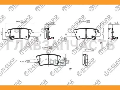 ��������� ������� �������� /������ �������� 4�� /TI-GUAR ��� Hyundai Solaris 2010- Kia Ceed 2012- Rio 2011-; TG-0525C TG-0525 SP1851 GDB3494 583023ZA0...