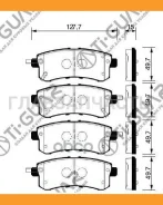 ��������� ������� /������ �������� 4�� /������������ /TI-GUAR ��� Nissan Patrol 2010- Infiniti QX56; TG-0554C TG-0554; GP01003 D40601LB8E D40601LB0A T...