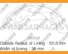 ��������� ������� /������ �������� 4�� /���������� /TI-GUAR ��� Hyundai Santa FE 2004-2012, Sonata 1998-2004, XG 1998-2004, KIA SOUL 2008-; TG-11189 5...