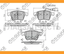 ��������� ������� �������� /�������� �������� 4�� /TI-GUAR ��� Volkswagen Touareg 2002-2010, Caravelle 2009-2015 /R16 Multivan 2003-2009 Transporter T...