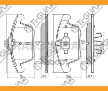��������� ������� �������� /�������� �������� 4�� /TI-GUAR ��� FORD Mondeo, S-MAX, Galaxy 2006-2015; PN0462 TG-1683 1379971 LR001017 TI-GUAR TG1683 TG...