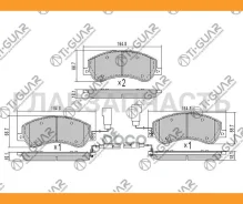 ��������� ������� �������� /�������� �������� 4�� /TI-GUAR ��� Ford Transit 2006-2014 VW Amarok 2010-2022; TG-1724 TG-1724C 1488962 1553797 ME6C1J2K02...