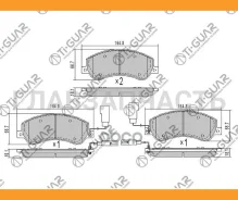 ��������� �������/�������� �������� 4�� /������������ /TI-GUAR ��� FORD Transit TT9 330/350 2-� ������� 2006- /Volkswagen Amarok 2010-; TG-1724C; TG-1...