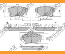 ��������� ������� �������� /������ �������� 4�� /TI-GUAR ��� FORD Transit TT9, 2.4, PS115 2006-; TG-1725 PN0431W 1554524 1819638 TI-GUAR TG1725 TG1725...