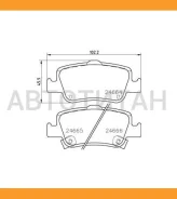 ��������� ������� �������� /������ �������� 4�� /TI-GUAR ��� Toyota Corolla 2006-2019 Auris 2006-2018; TG-1835; D2299M FDB4048 PN1835 0446602170 04466...