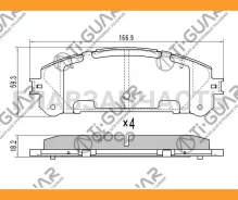 ��������� ������� �������� /�������� �������� 4�� /TI-GUAR ��� Toyota Highlander 2005-2019, Lexus RX270/RX350 RX450/RX350 2009-/RX400, Lexus NX200/NX3...