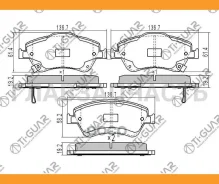 ��������� �������/�������� �������� 4�� /������������ /TI-GUAR ��� Toyota Auris NRE150, ZZE150, ZRE151L, ZWE150L, ADE157 Corolla NDE120 ZRE142 ZRE153...